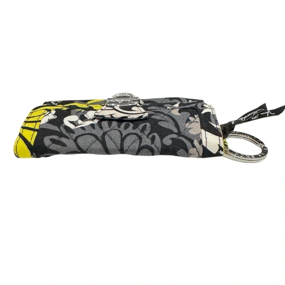Vera Bradley Baroque Quick Swipe ID Wallet Key Ring Floral - Picture 6 of 10
